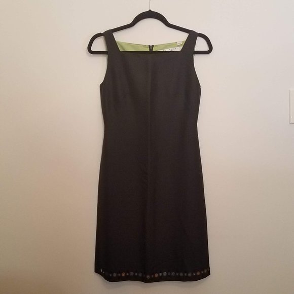 Max Studio Sz 2 Embellished Raw Silk Sheath Dress - Picture 1 of 5